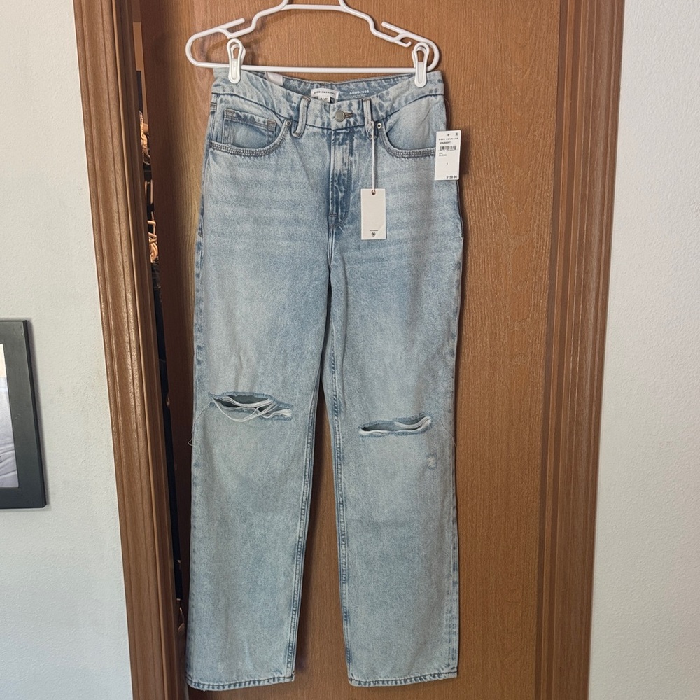 Good American Light Blue Denim Jeans